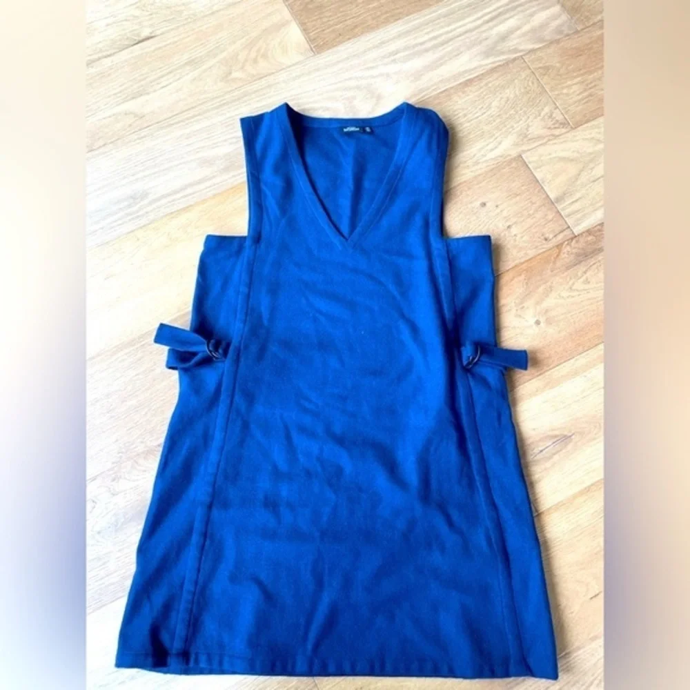 Kate Spade wool blend jumper dress medium navy